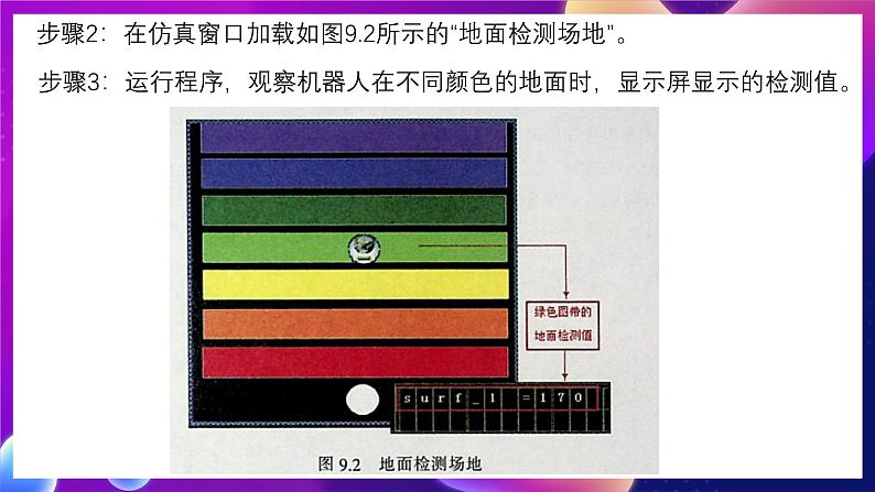 清华大学版信息技术九下 2.9《循线而行——地面传感器和机器人的循线行走》课件 第5页