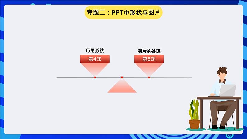 青岛版（2018）信息技术八下 第4课《巧用形状》课件第2页