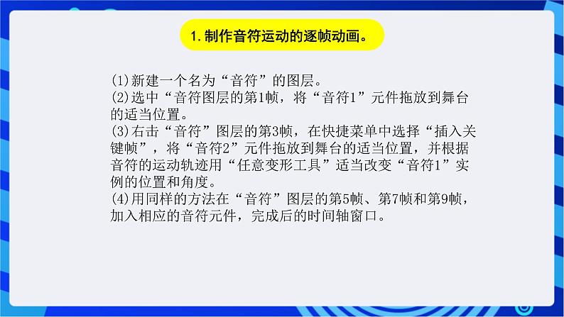 浙教版信息技术八下  第六课 《制作逐帧动画作品》课件第6页