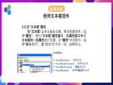 人教版信息技术九年级上册 第3课《使用文本框控件》课件