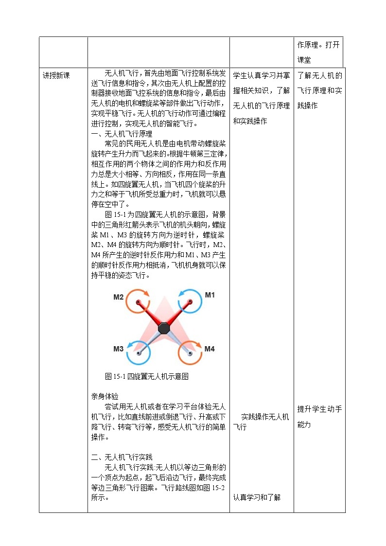 [新课标】浙教版（2023）信息技术九上15《无人机飞行》教案第2页