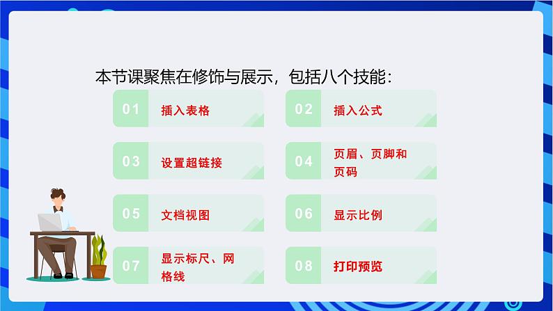 甘教版信息技术七年级下册1.3《 电子板报的修饰与展示》 课件第4页