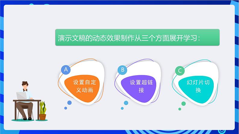 甘教版信息技术七年级下册2.2《添加动画效果和超链接》 课件第4页