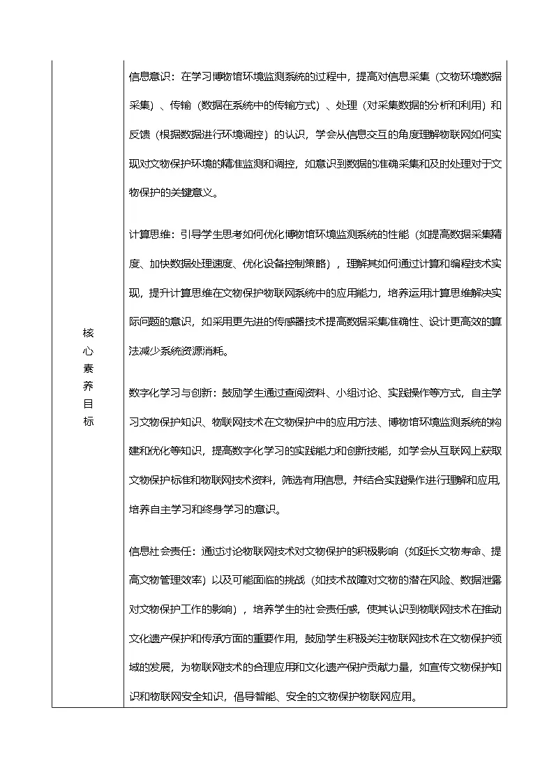 第五单元 第21课《文物保护新手段》教学设计 2024-2025学年人教版（2024）初中信息科技八年级全一册第2页