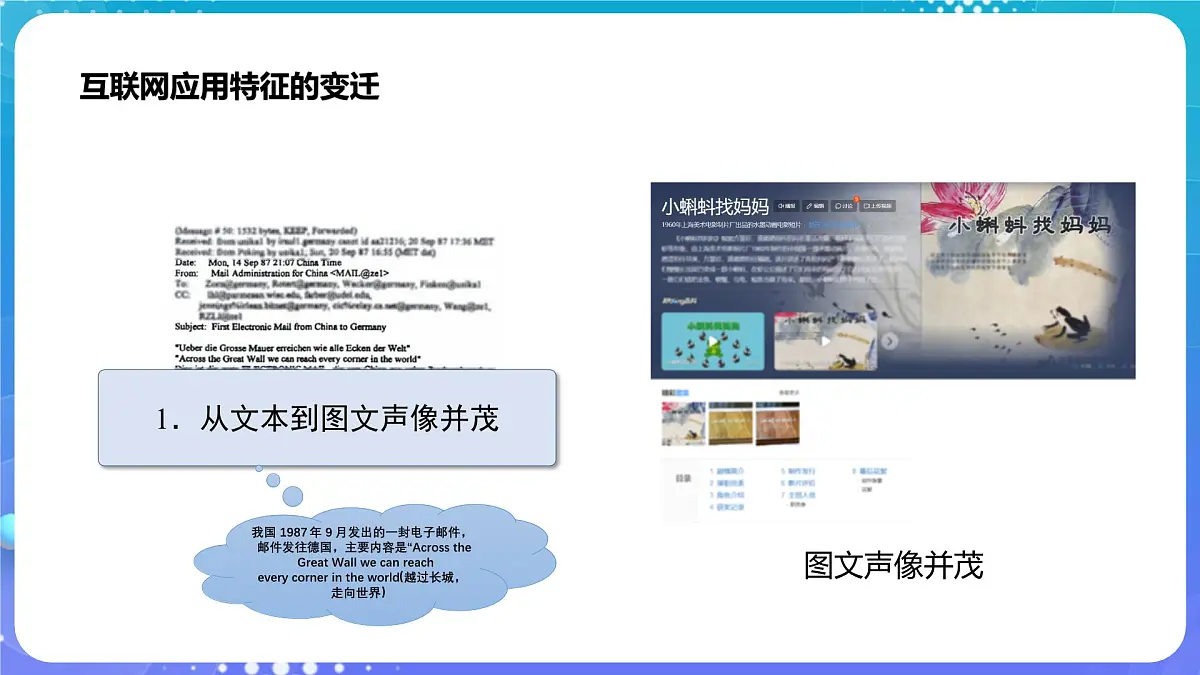 人教版初中信息技术七年级全一册1.2互联网应用新特征第6页