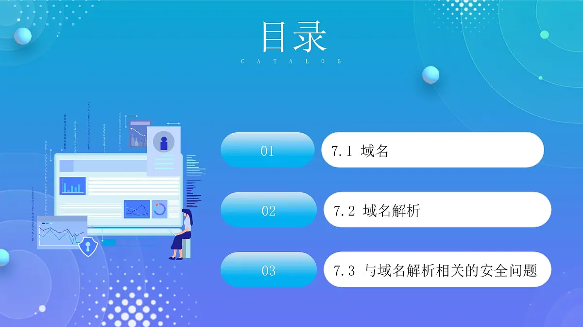 人教版初中信息技术七年级全一册第7课 域名解析换编码 课件第2页