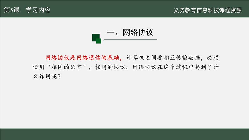 第二单元+第5课《网络协议分层设》课件+2024—-2025学年人教版（2024）初中信息科技七年级上册+第4页