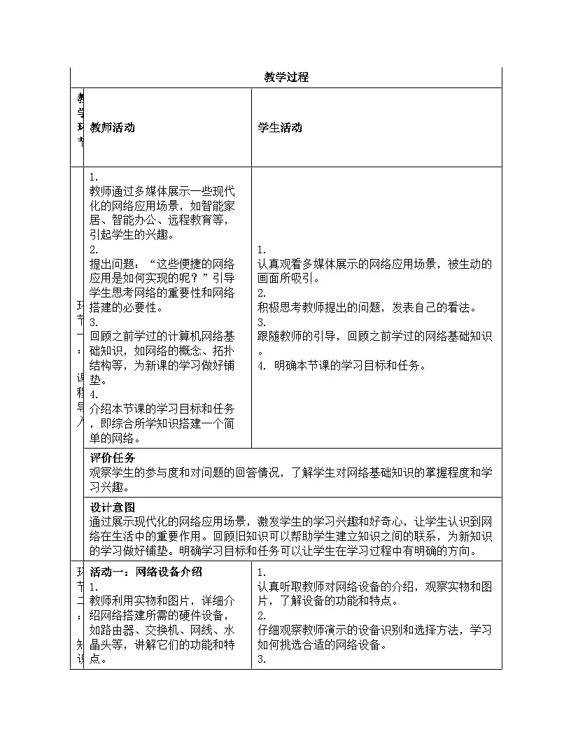 第10课综合所学建网络 教学设计人教版（2024）初中信息科技七年级全一册第3页