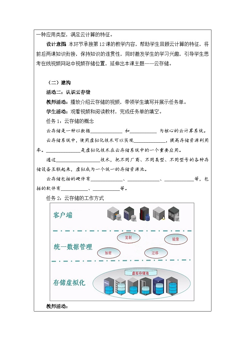 第13课 云存储 教学设计 2025-2026学年七年级上册信息技术浙教版第3页