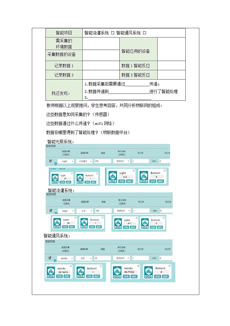 第2课 走进物联网 教学设计 2025-2026学年七年级下册信息技术浙教版第3页