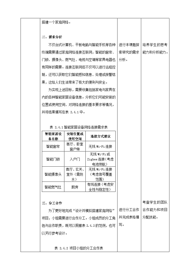 2.4 跨学科活动：搭建小型网络（教学设计）信息科技七年级上册清华大学版（2024）B版第2页