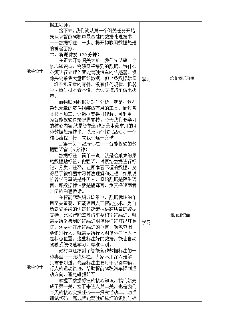 【核心素养目标】八年级下册信息技术第一单元第二节《物联网数据处理与分析》第二课时 川教版2024 教案第3页