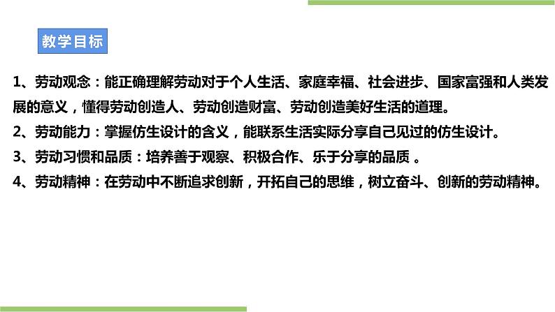 浙教版劳动九年级项目一任务一《生活中的仿生设计》课件第2页