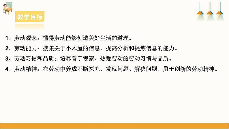 浙教版劳动七下项目三任务一《探究小木屋》课件02