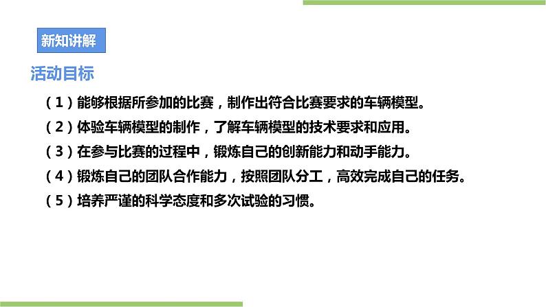 粤教版劳技初中第三单元第四课实践活动《汽车模型设计大赛》课件第5页