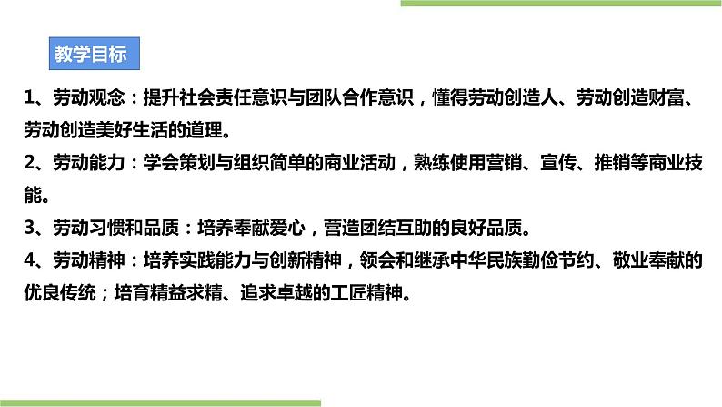 粤教版劳技初中第四单元第四课实践活动《爱心义卖会》课件02