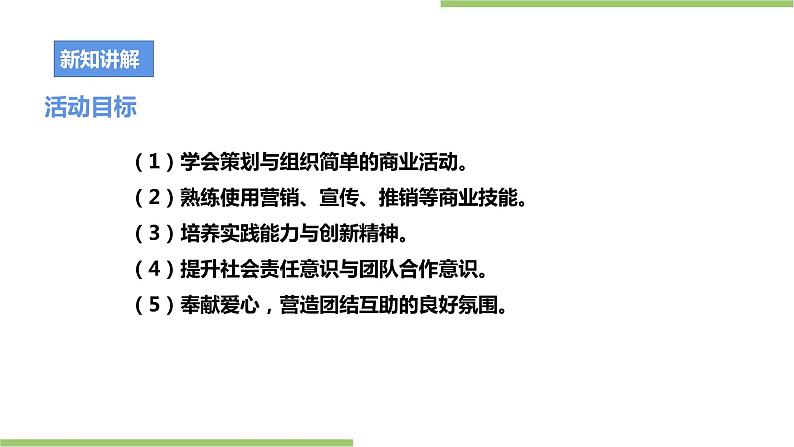 粤教版劳技初中第四单元第四课实践活动《爱心义卖会》课件04