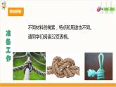 【核心素养目标】人教版七上劳技  项目四《打救护结》课件＋教案+素材