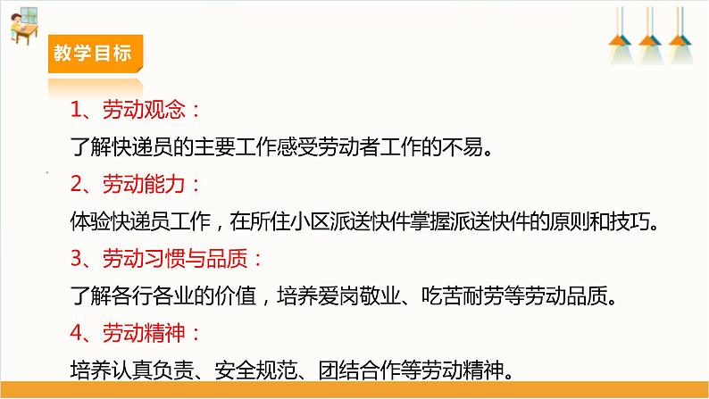 【核心素养目标】人教版七上劳技  项目九《体验快递派送》课件＋教案02