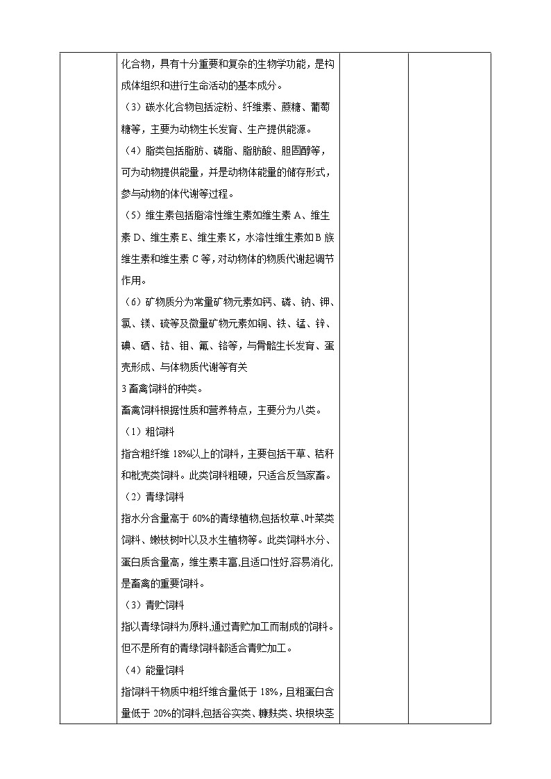 【核心素养目标】人教版《劳动教育》七上 劳动项目十《体验饲养员工作》教学设计第3页