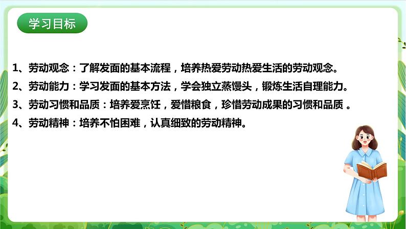 【核心素养目标】人教版劳动教育七下 劳动项目三《学做馒头》课件+教案+素材02