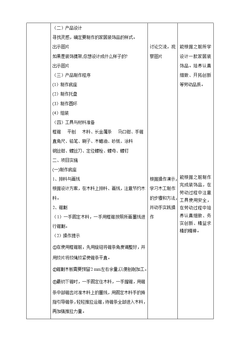 【核心素养目标】人教版劳动教育九年级全册 劳动项目三《居家有创意》课件+教案+素材03