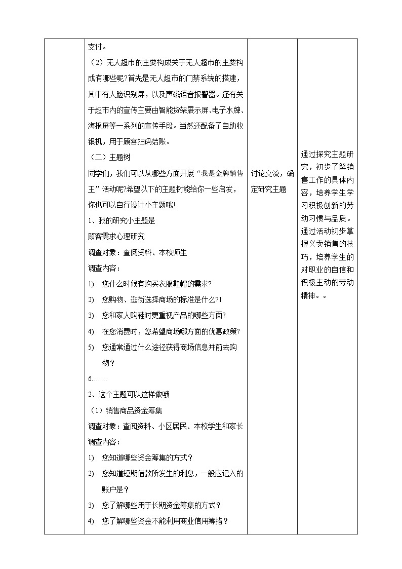 【广州版】七下劳技  主题四 我是金牌销售王（第一课时）课件＋教案+素材03
