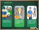 浙教版八年级上册劳动技术 项目四 任务一《勤劳奋斗的快递员》课件