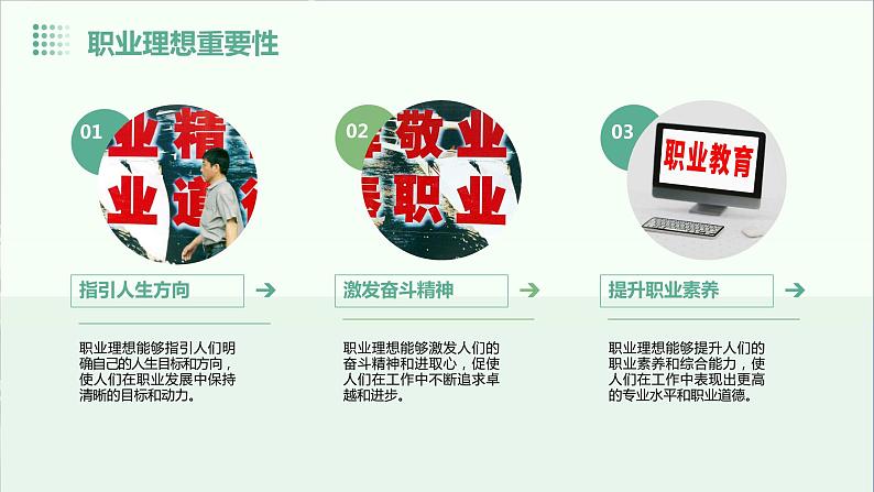 浙教版八年级下册劳动技术 项目四 任务三 职业理想我规划 课件第5页