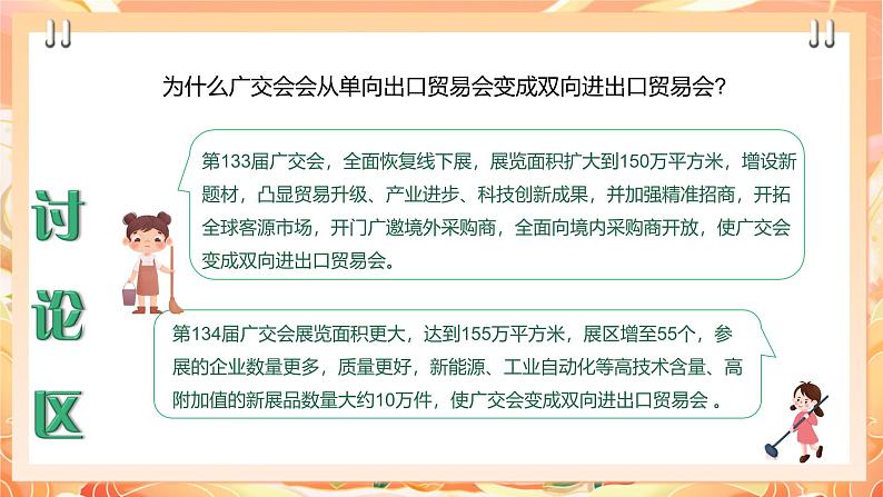 广州版综合实践活动九年级上册  主题四 《八方来宾广交会》（第二课时） 课件第6页