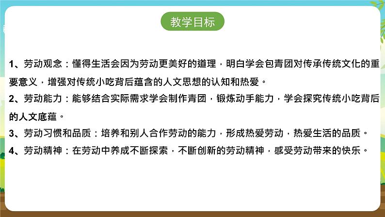 浙教版七下劳动 项目一任务二《学做青团》课件第2页