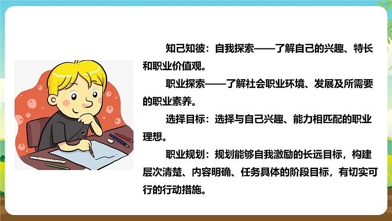 浙教版八下劳技 项目四任务三《职业理想我规划》课件第8页