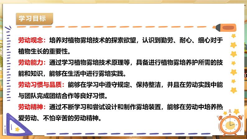 【湘人版劳动实践】七年级下册任务三项目3《植物雾培养护》第3页