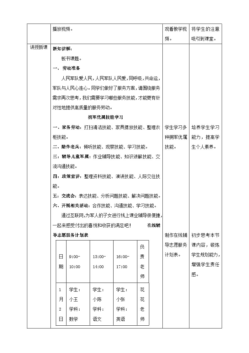 九年级下册第12课开展拥军优属服务第2页