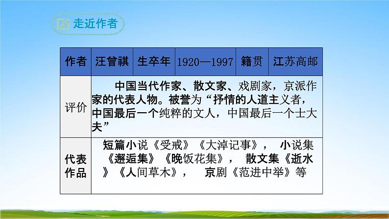 部编人教版八年级语文上册17《昆明的雨》教学课件PPT初二优秀公开课第4页