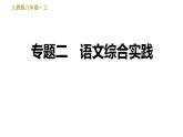 部编版八年级上册语文习题课件 期末专题训练 2.专题二：语文综合实践