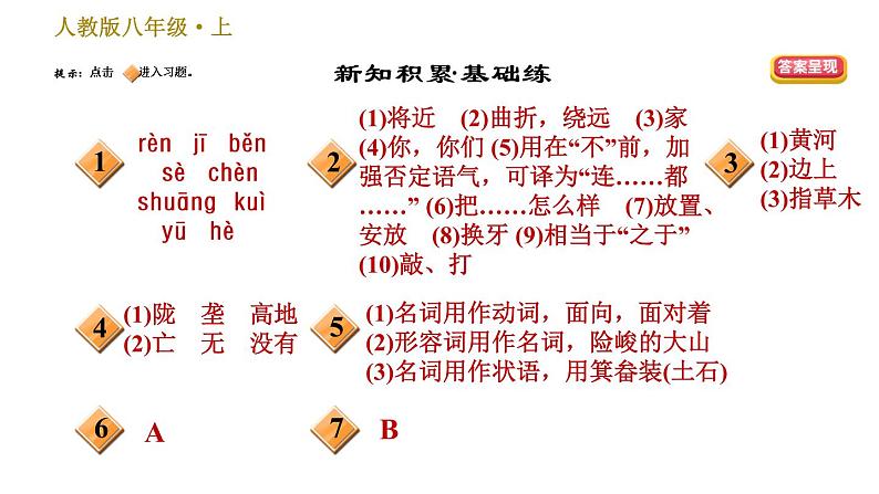 部编版八年级上册语文习题课件 第6单元 23 愚公移山第2页