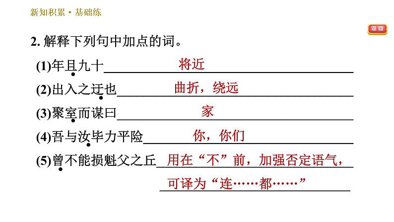 部编版八年级上册语文习题课件 第6单元 23 愚公移山第6页