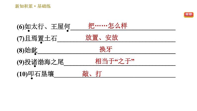 部编版八年级上册语文习题课件 第6单元 23 愚公移山第7页