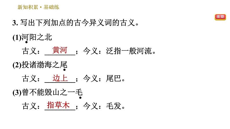 部编版八年级上册语文习题课件 第6单元 23 愚公移山第8页