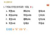 部编版八年级上册语文习题课件 第4单元 单元易错专训