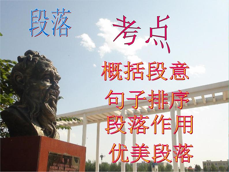 中考语文专题复习之段（77张）课件03