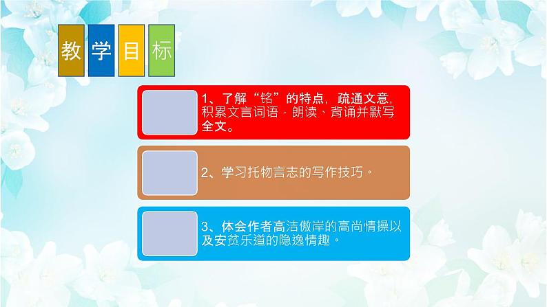 人教版七年级下册语文《陋室铭》PPT精品课件第3页