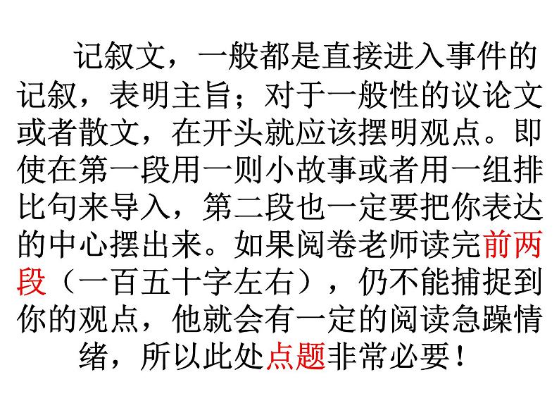精心打造文章的开头课件PPT第3页