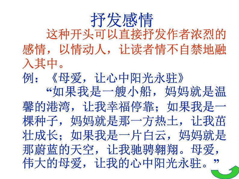 精彩的作文开头、中间、结尾课件PPT第8页