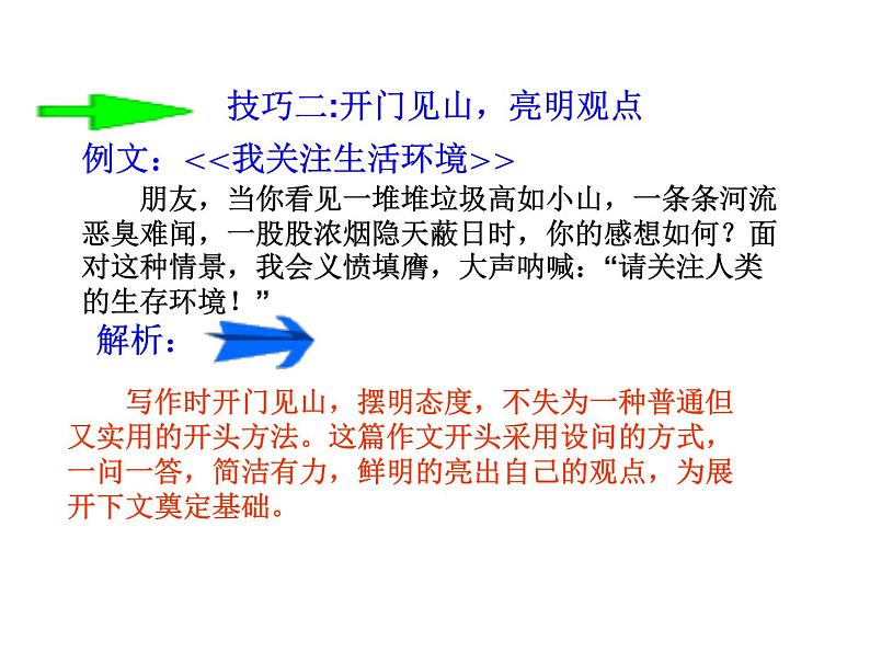 中考作文开头技巧例谈课件PPT第5页
