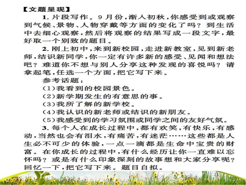 写作指导 热爱生活，热爱写作课件PPT第2页