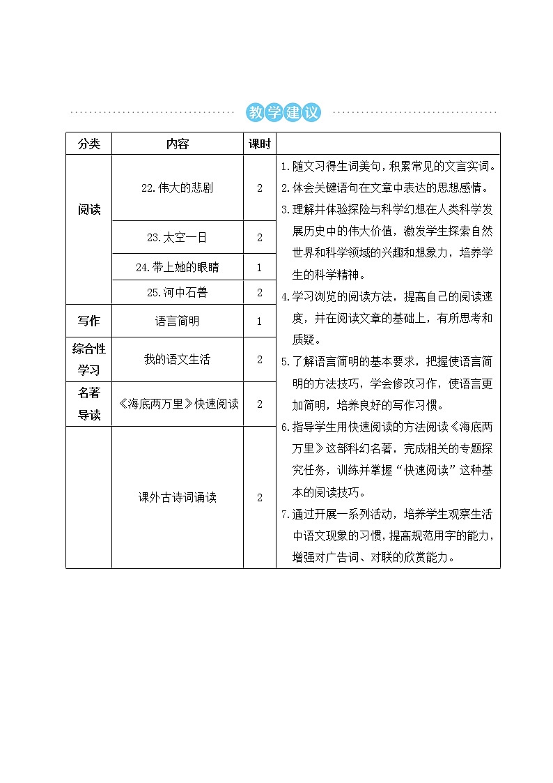 部编版七年级下册语文 22 伟大的悲剧 教案02