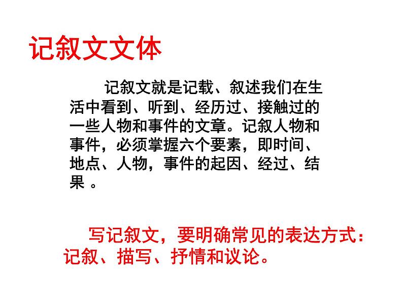 第一单元写作   记叙的线索  主课件第4页