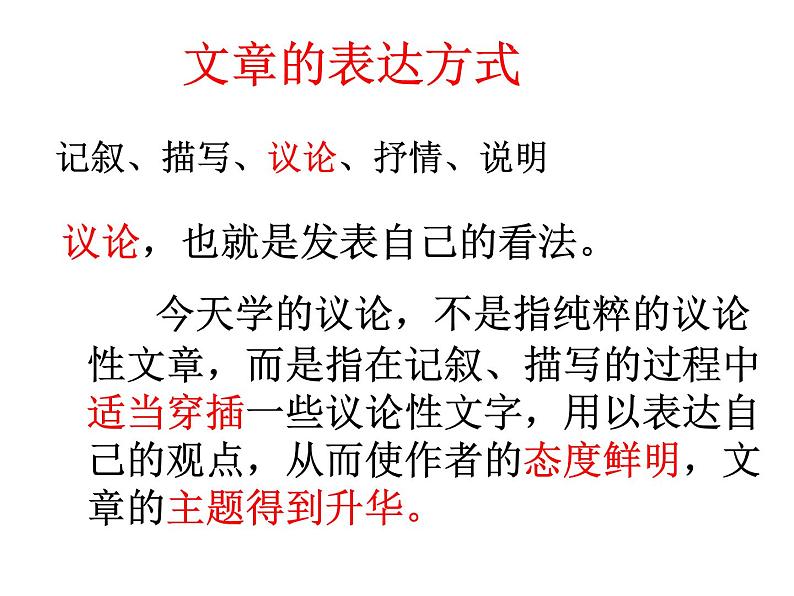 第四单元写作   表达自己的看法   主课件03